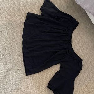 Off the shoulder flowy Zara top
